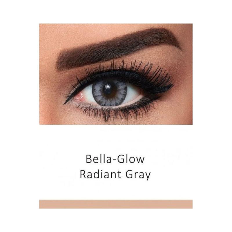 Bella color contact lens glow radiant gray رمادي مشع منصة سلة