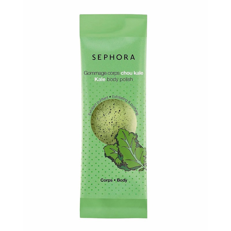 Sephora Kale Body Polish Exfoliating & Smoothing منصة سلة